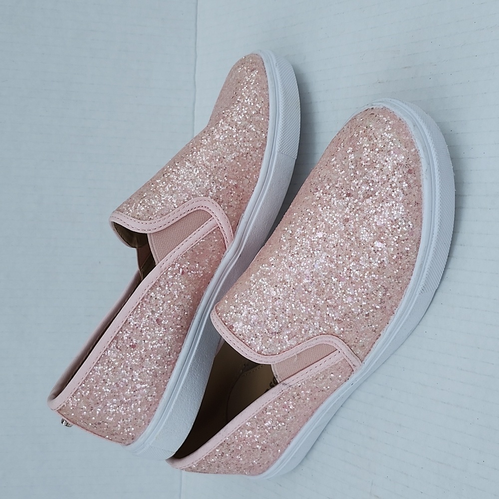 NWOT FEVERSOLE SLIP-ON GLITTER SNEAKERS